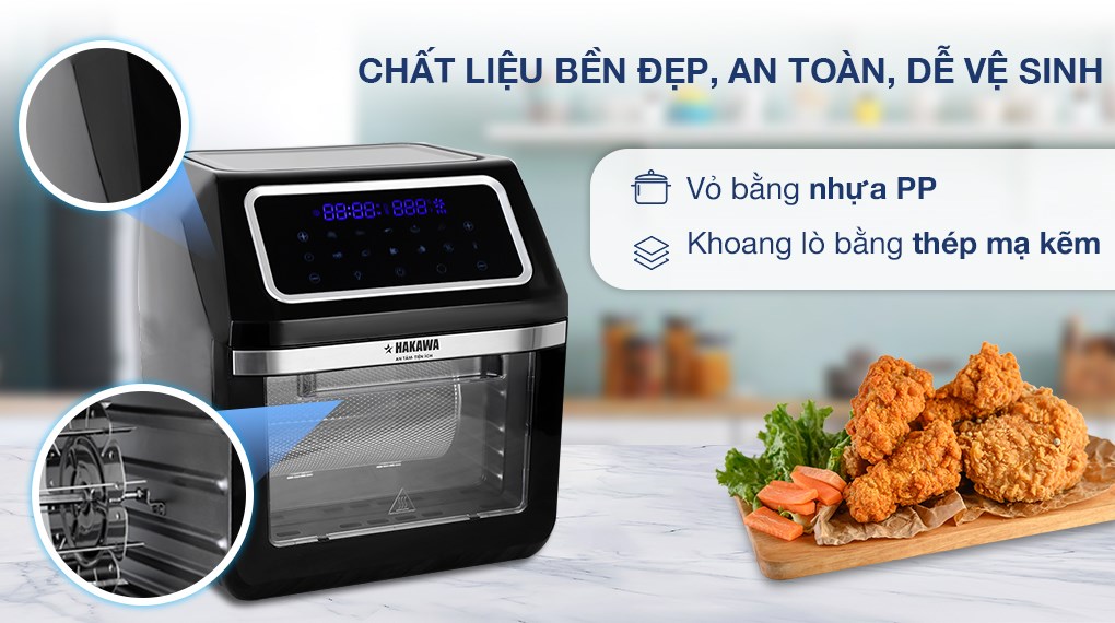 Lò chiên không dầu Hakawa HK-AF12L 12 lít