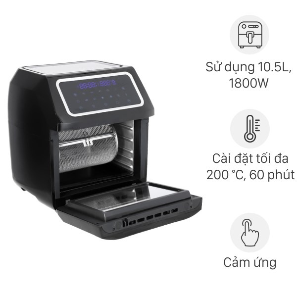 Lò chiên không dầu Hakawa HK-AF12L 12 lít