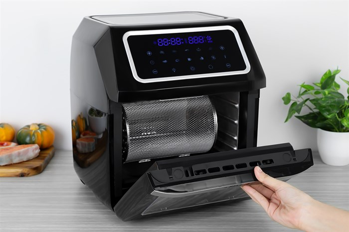 Lò chiên không dầu Hakawa HK-AF12L 12 lít Màu Đen