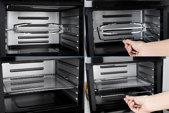 Lò chiên không dầu Hakawa HK-AF12L 12 lít Màu Đen