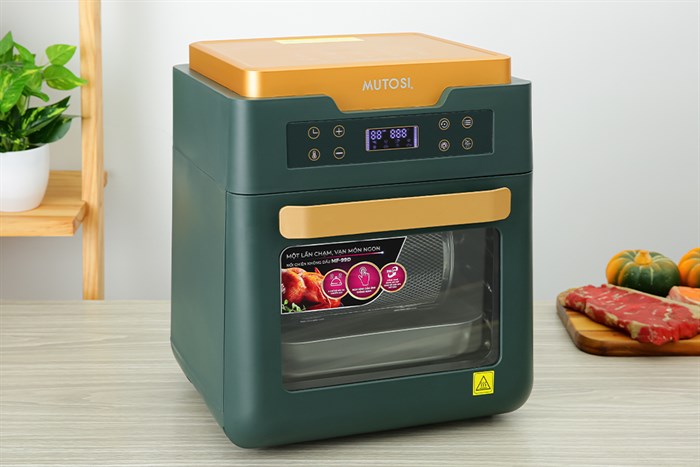 Lò chiên không dầu Mutosi MF-99D 12 lít Màu Xanh