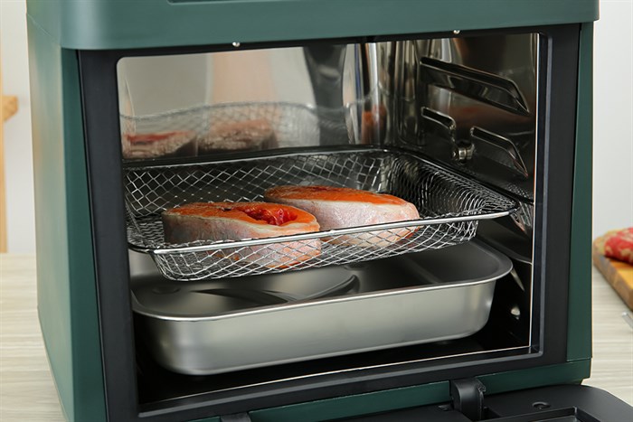 Lò chiên không dầu Mutosi MF-99D 12 lít Màu Xanh