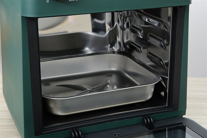 Lò chiên không dầu Mutosi MF-98C 12 lít Màu Xanh