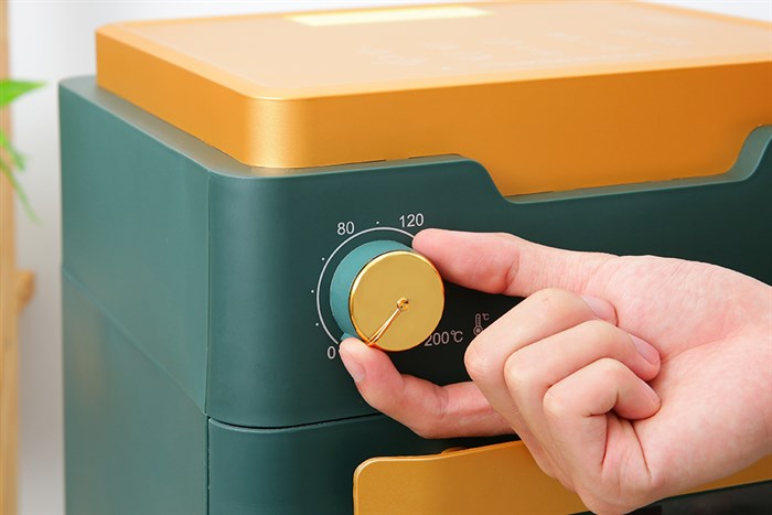 Lò chiên không dầu Mutosi MF-98C 12 lít Màu Xanh