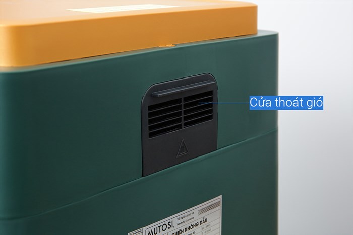 Lò chiên không dầu Mutosi MF-98C 12 lít Màu Xanh