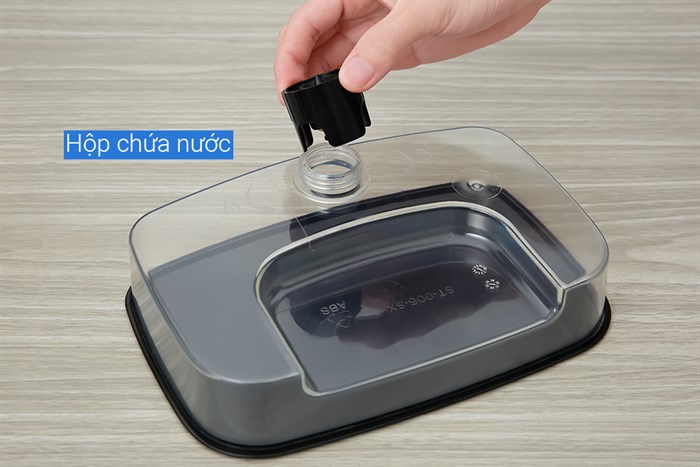 Nồi chiên không dầu kiêm hấp Mutosi MF-S102 7 lít Màu Đen