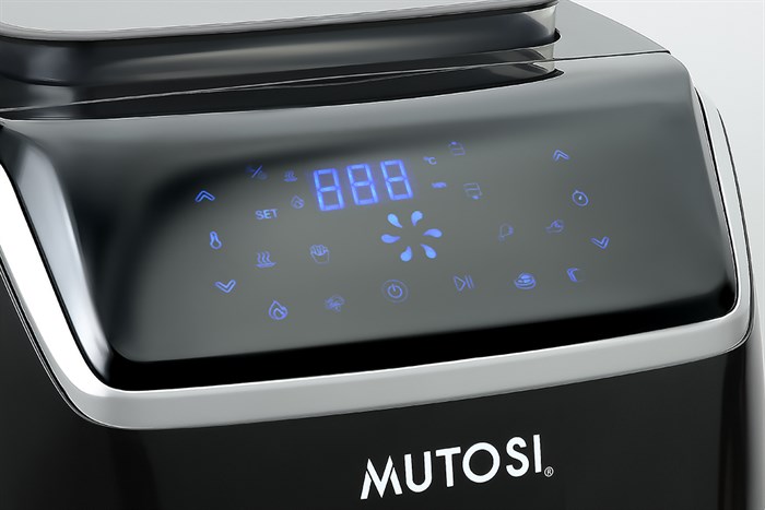 Nồi chiên không dầu kiêm hấp Mutosi MF-S102 7 lít Màu Đen