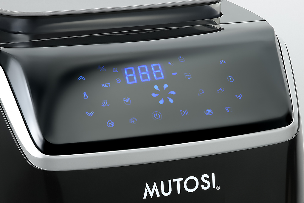 Nồi chiên không dầu kiêm hấp Mutosi MF-S102 7 lít Màu Đen