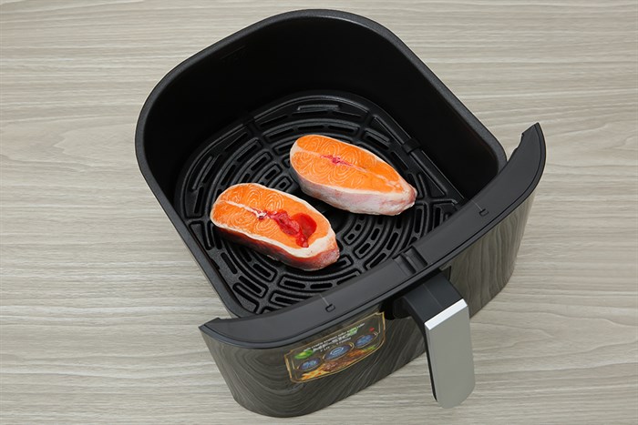 Nồi chiên không dầu kiêm hấp Mutosi MF-S102 7 lít Màu Đen