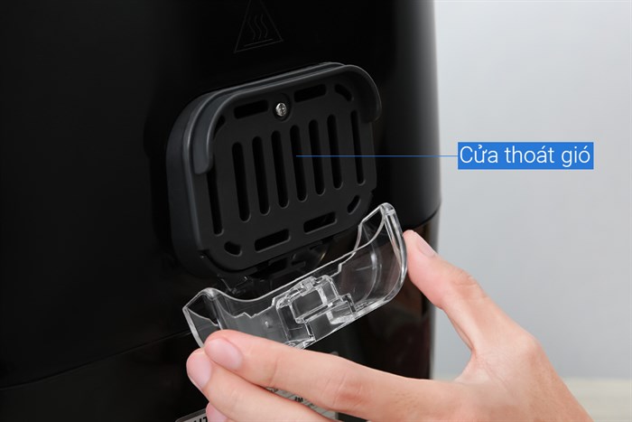 Nồi chiên không dầu kiêm hấp Mutosi MF-S102 7 lít Màu Đen