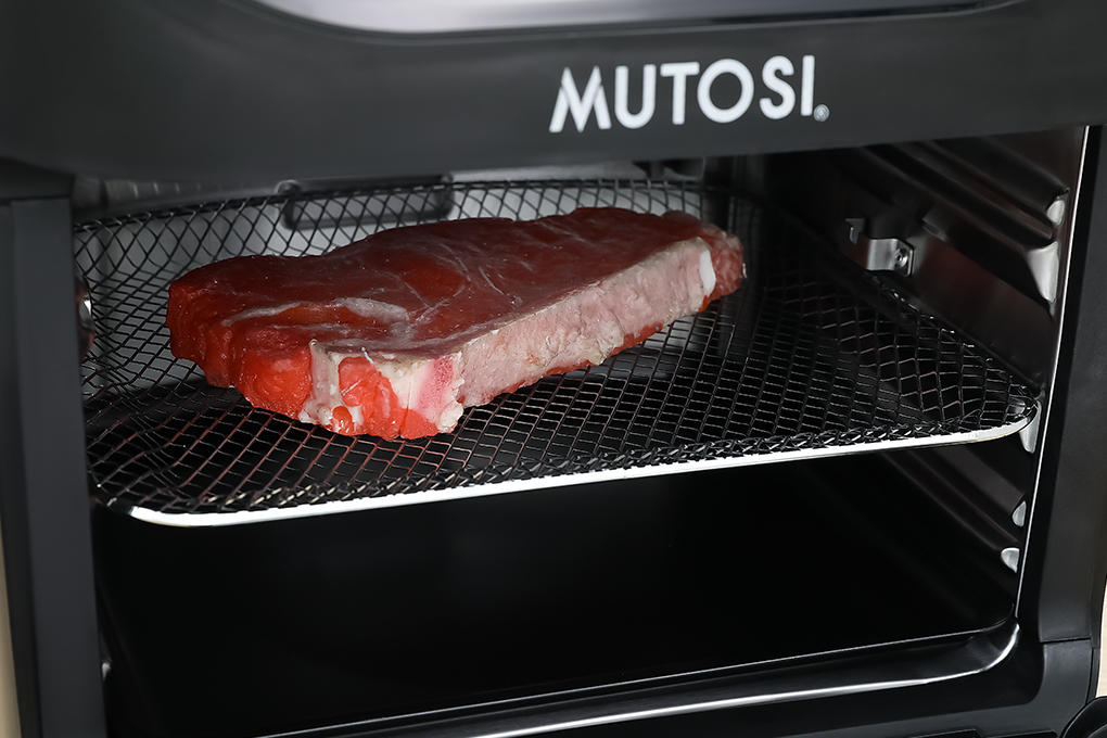 Lò chiên không dầu Mutosi MF-T891 12 lít Màu Đen