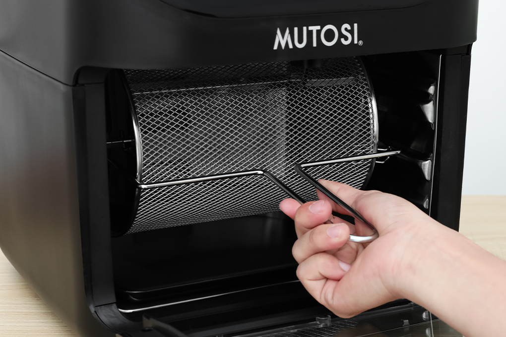 Lò chiên không dầu Mutosi MF-T891 12 lít Màu Đen