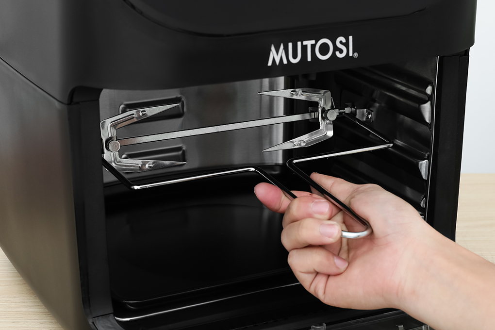 Lò chiên không dầu Mutosi MF-T891 12 lít Màu Đen