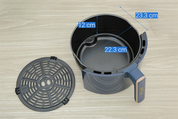 Nồi chiên không dầu Bear 4.5 lít QZG-A15T2 Màu Xanh đen