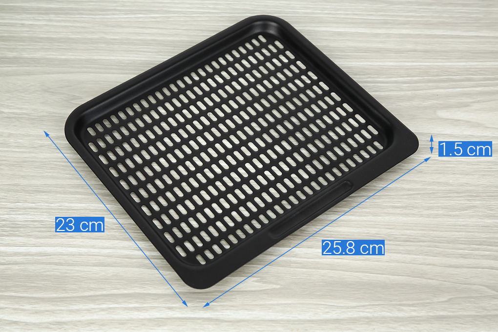 Lò chiên không dầu BlueStone 10 lít AFB-5888 Màu Đen - Bạc