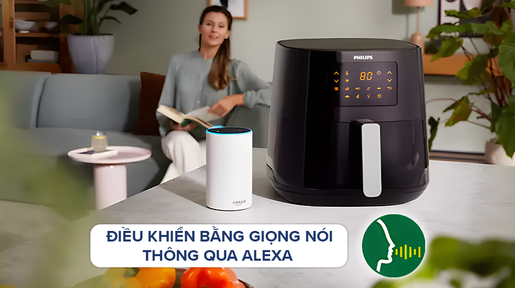 Nồi chiên không dầu Philips 6.2 lít HD9280/90