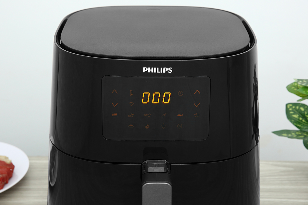 Nồi chiên không dầu Philips 6.2 lít HD9280/90 Màu Đen
