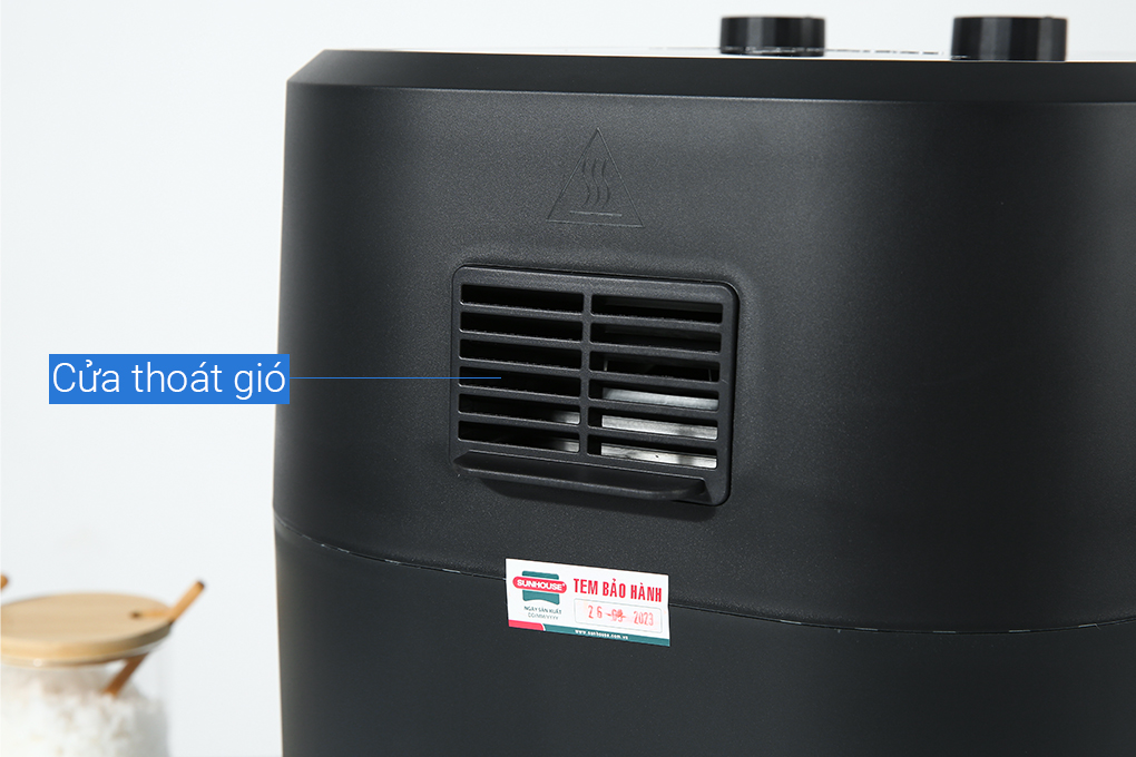 Nồi chiên không dầu Sunhouse 9 lít SHD4036 Màu Đen