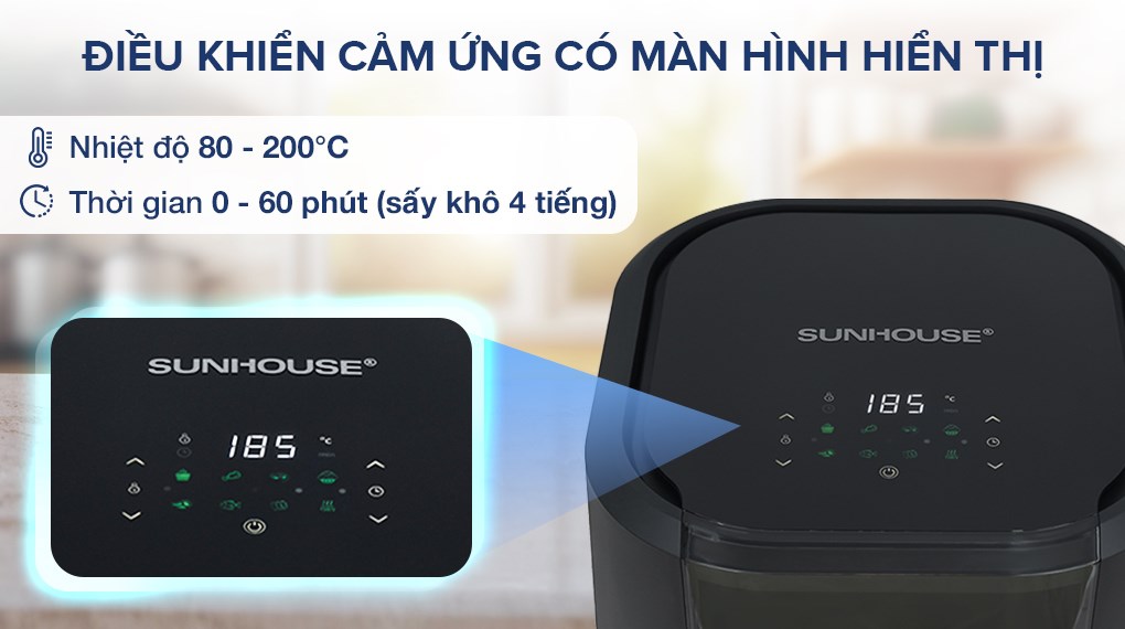 Nồi chiên không dầu Sunhouse SHD4089 9 lít