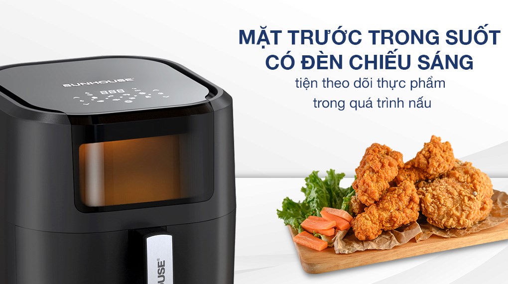 Nồi chiên không dầu Sunhouse SHD4089 9 lít
