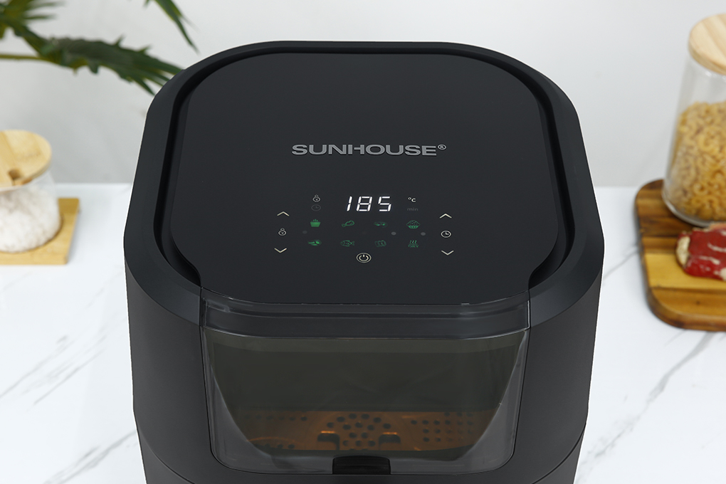 Nồi chiên không dầu Sunhouse SHD4089 9 lít Màu Đen