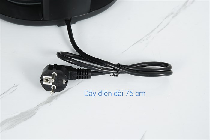 Nồi chiên không dầu Mishio 6 lít MK-349 Màu Đen