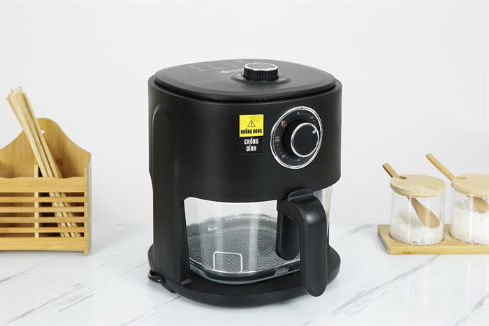 Nồi chiên không dầu Mishio 6 lít MK-349 Màu Đen