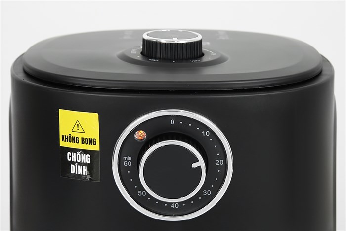 Nồi chiên không dầu Mishio 6 lít MK-349 Màu Đen