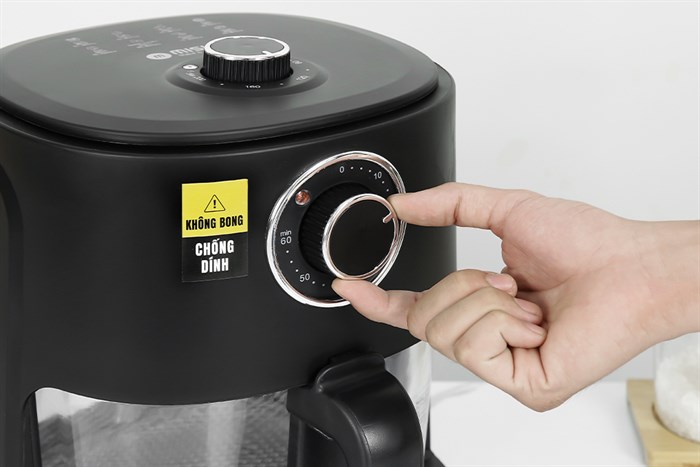 Nồi chiên không dầu Mishio 6 lít MK-349 Màu Đen