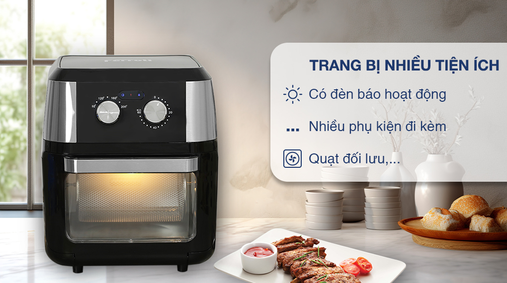 Lò chiên không dầu Ferroli FAF-12M 12 lít - Tiện ích