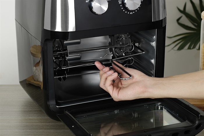 Lò chiên không dầu Ferroli 12 lít FAF-12M Màu Đen