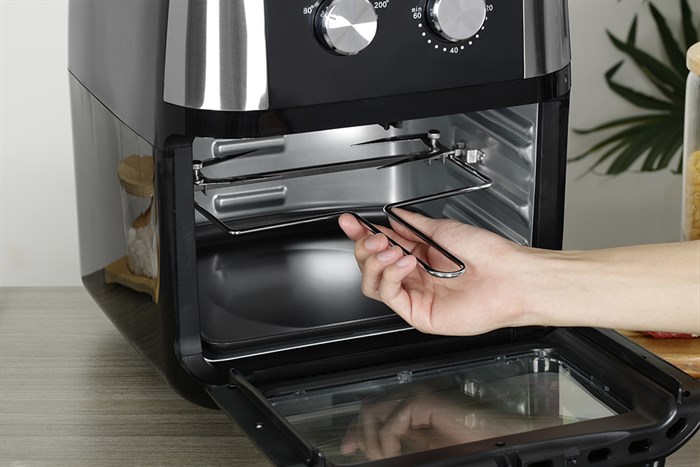 Lò chiên không dầu Ferroli 12 lít FAF-12M Màu Đen