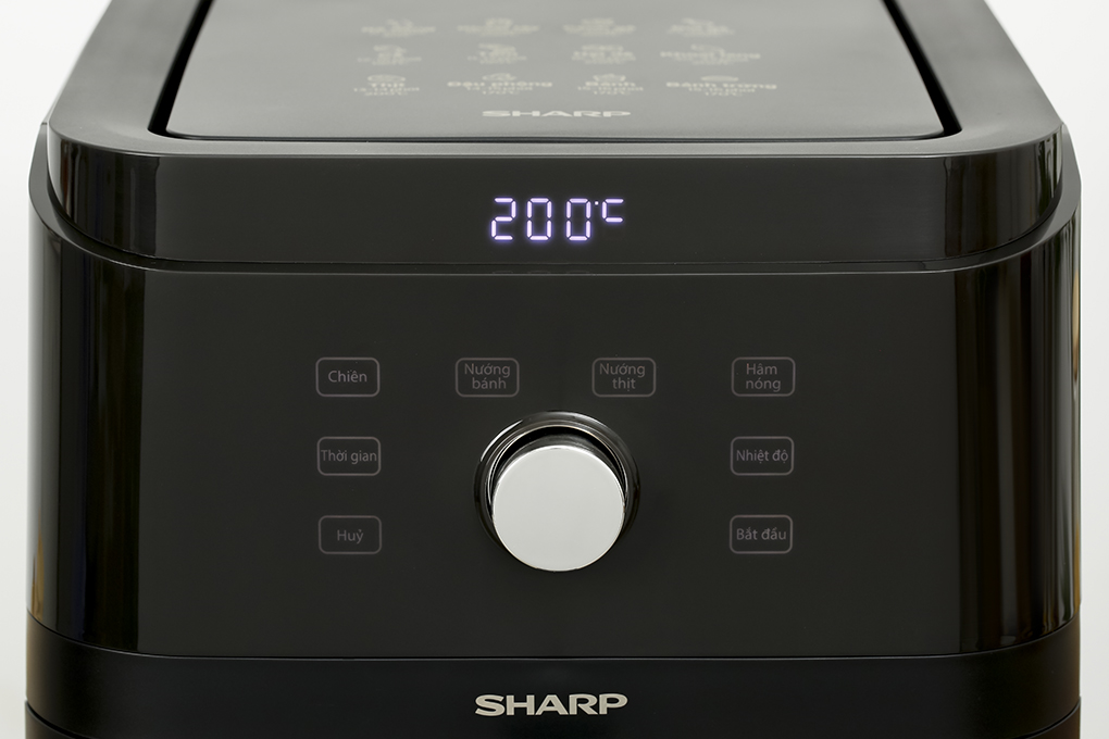 Nồi chiên không dầu Sharp 6 lít KF-AF60EV-BK Màu Đen