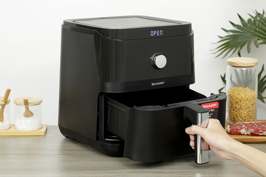 Nồi chiên không dầu Sharp 6 lít KF-AF60EV-BK Màu Đen