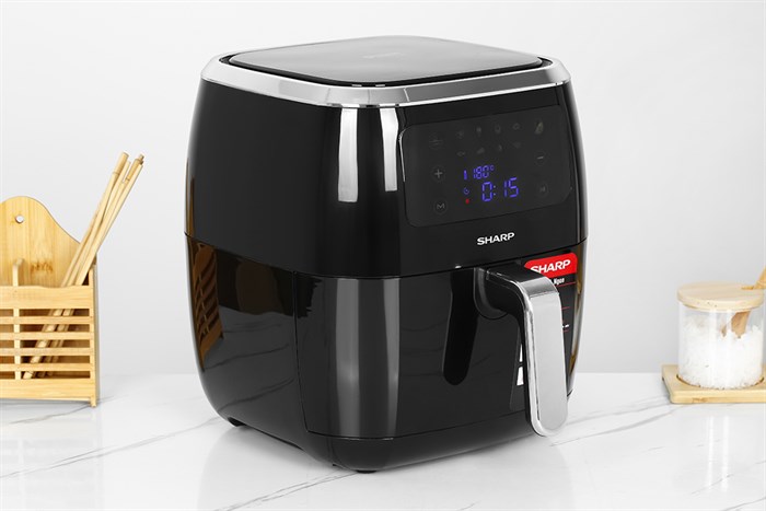 Nồi chiên không dầu Sharp 6.8 lít KF-AF68EPV-BK Màu Đen