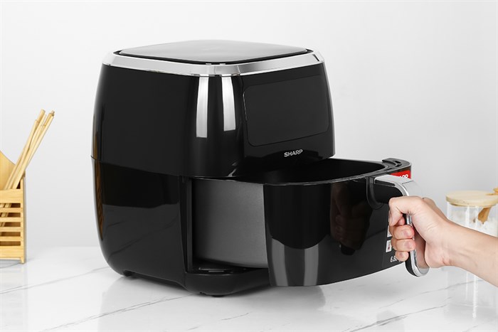 Nồi chiên không dầu Sharp 6.8 lít KF-AF68EPV-BK Màu Đen
