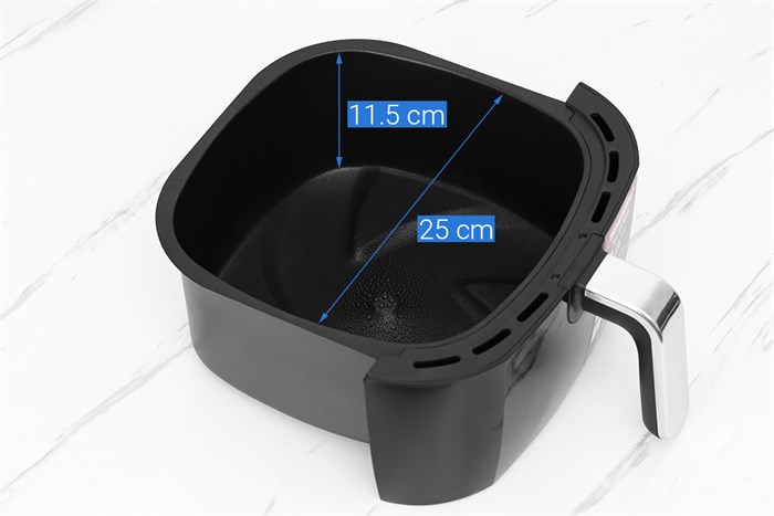 Nồi chiên không dầu Sharp 6.8 lít KF-AF68EPV-BK Màu Đen