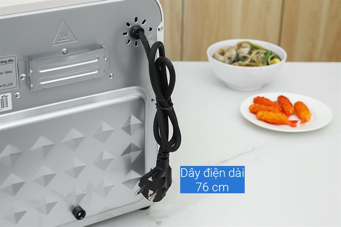 Nồi chiên không dầu Bear 6 lít BAF-P63W1 Màu Kem