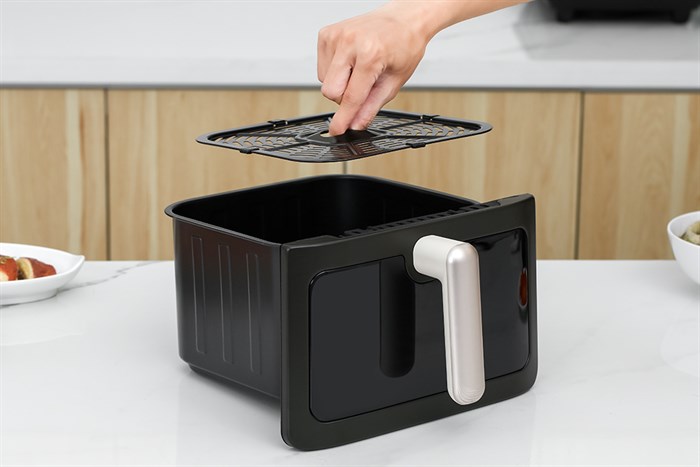 Nồi chiên không dầu Bear 6 lít BAF-P63W1 Màu Kem