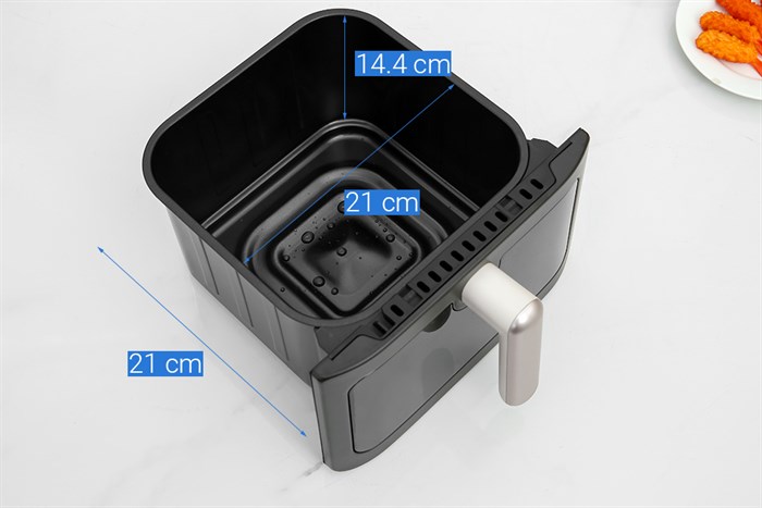 Nồi chiên không dầu Bear 6 lít BAF-P63W1 Màu Kem