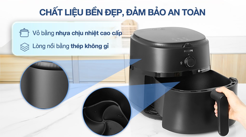 Nồi chiên không dầu Philips 6.2 lít NA130/00 - 5