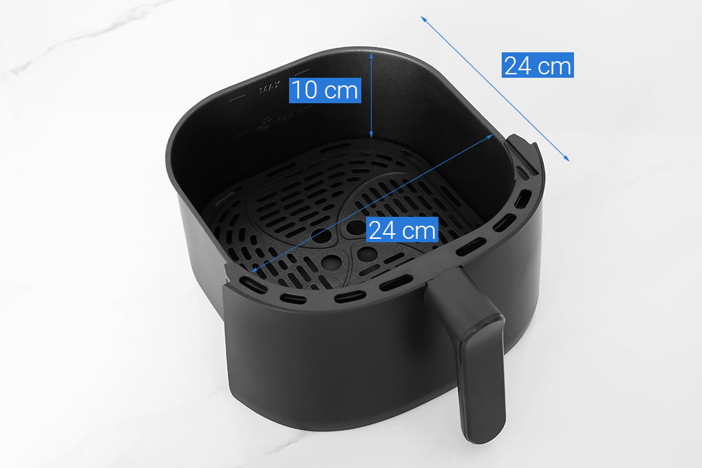 Nồi chiên không dầu Philips 6.2 lít NA130/00 Màu Đen