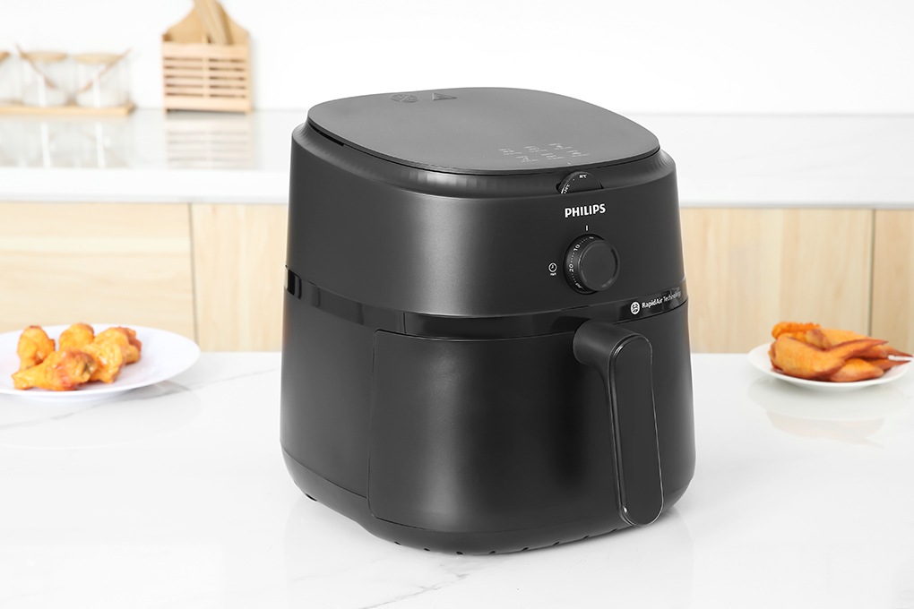 Nồi chiên không dầu Philips 6.2 lít NA130/00 Màu Đen