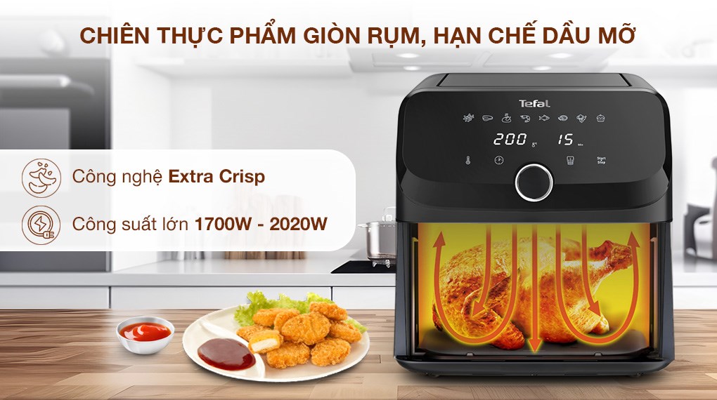 Khám Phá Nồi Chiên Không Dầu Tefal 3 Trong 1 - Giải Pháp Tuyệt Vời Cho Mọi Gia Đình