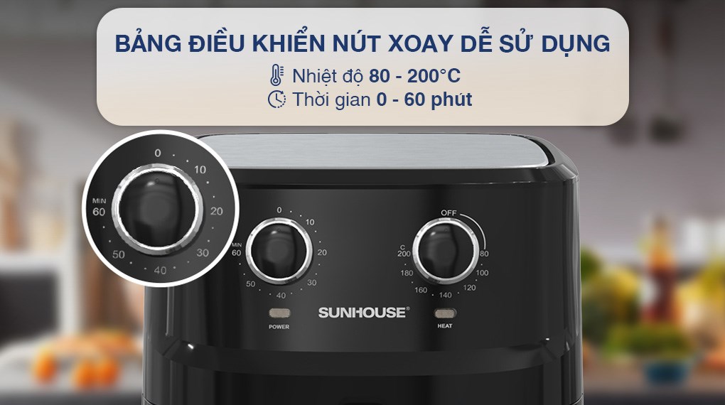 Nồi chiên không dầu Sunhouse 6.5 lít SHD4030