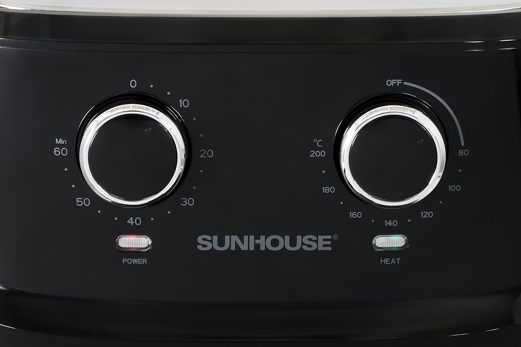 Nồi chiên không dầu Sunhouse 6.5 lít SHD4030 Màu Đen