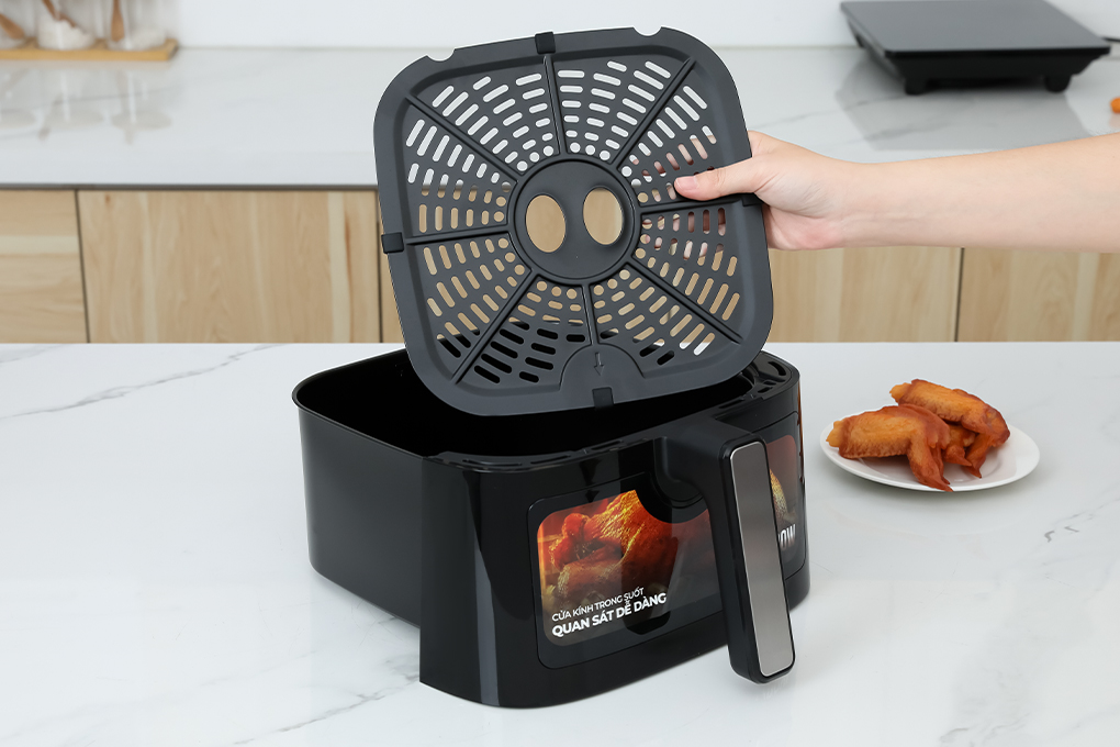 Nồi chiên không dầu Sunhouse 6.5 lít SHD4030 Màu Đen