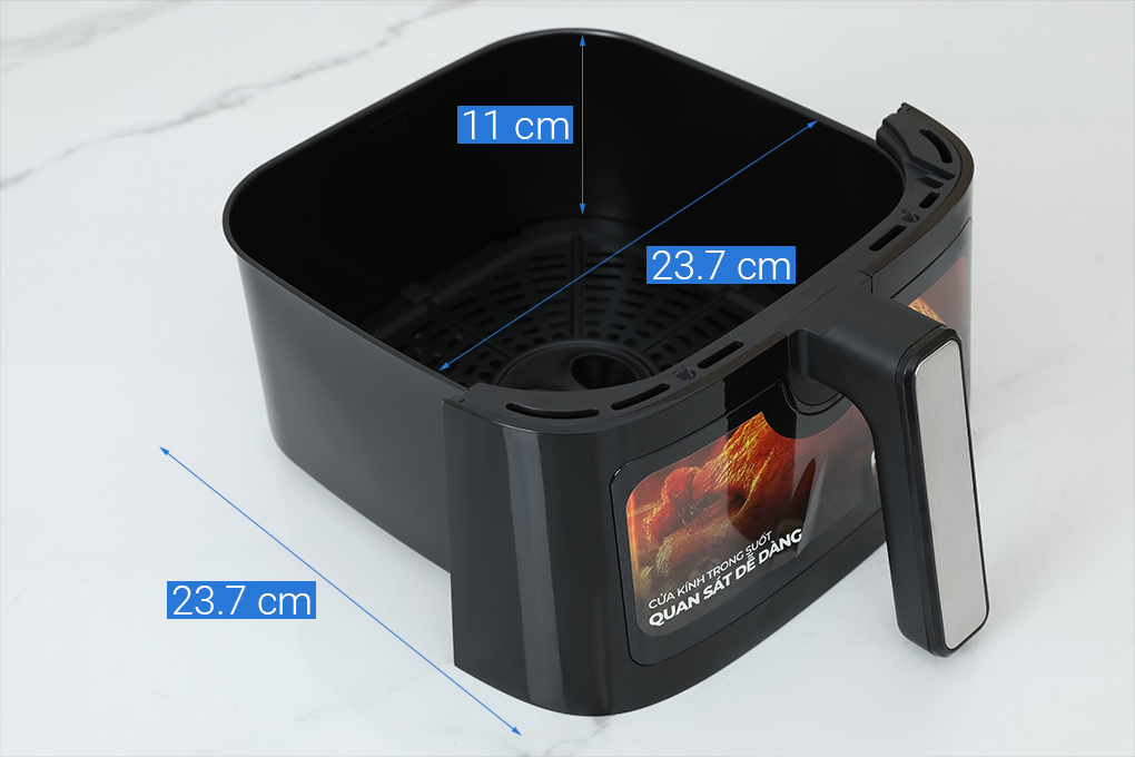 Nồi chiên không dầu Sunhouse 6.5 lít SHD4030 Màu Đen