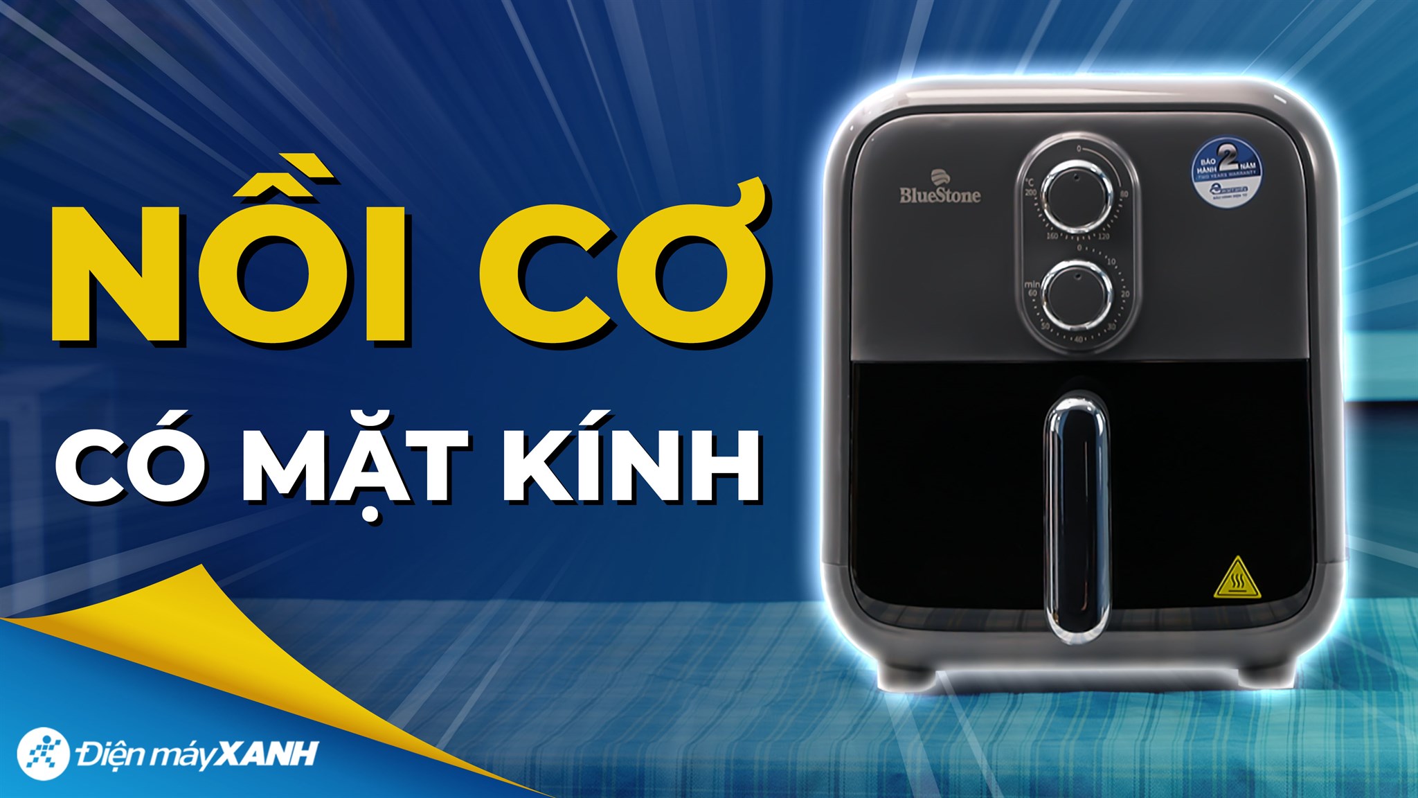 Nồi chiên không dầu BlueStone 7 lít AFB-5858