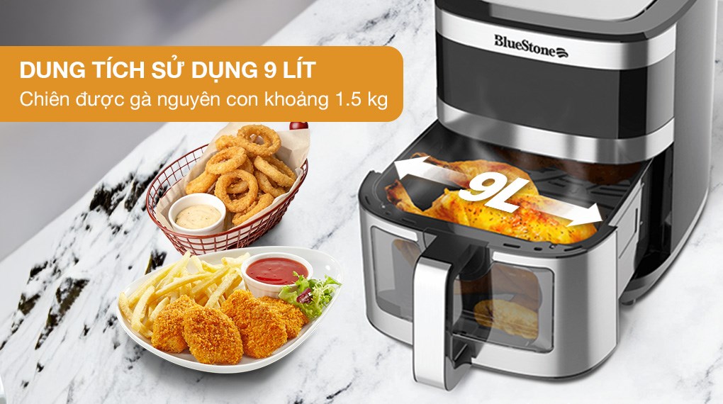Nồi chiên không dầu BlueStone 9 lít AFB-5886